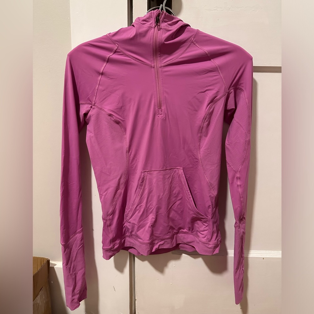 Lululemon half zip pink top